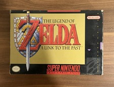 Legend Zelda Link Past Super Nintendo SNES CIB Complete W/ Manual Inserts & Map