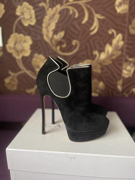 Women Casadei Boots Black 37.5