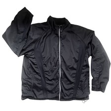 Weatherproof Brand Windbreaker Jacket Full Zip Lightweight w Pockets Navy Blue L