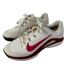 Nike Court Air Zoom Vapor 12 HC Women's Size 9 Ivory/Rush Pink FV5554-104 New