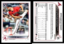 #509 Spencer Strider RC Atlanta Braves 2022 Topps