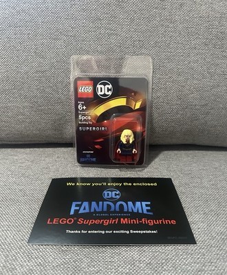 Lego SDCC Mini Figure - SDCC 2020 Fandome Supergirl Minifigure DC Exclusive