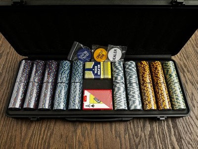 500 Piece Monte Carlo Poker Set Low Denomination