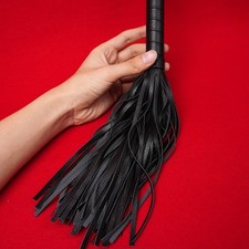 High Quality PU Leather Horse Riding Paddle Whip Flogger Spanking Club Party