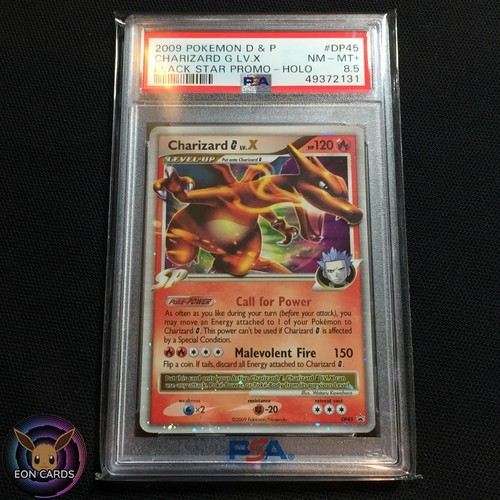 Charizard G LV.X graded PSA 8.5 for sale on eBay