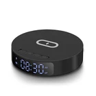 15W Fast Wireless Charger Dock With Alarm Clock For Apple iPhone Samsung Google