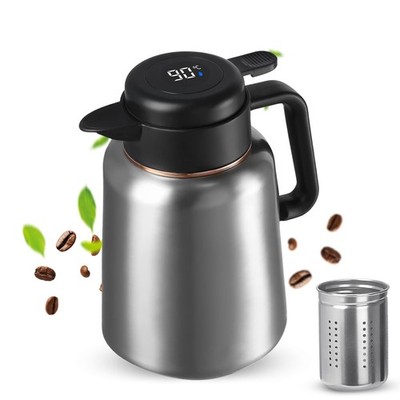 Esclusiva Caraffa Termica In Acciaio Thermos Per Caffè E Tè 1L