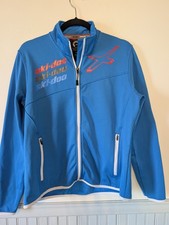 Ski-Doo Womens BRP X-Team Jacket Large Blue Full Zip Soft Lightweight Snowmobile