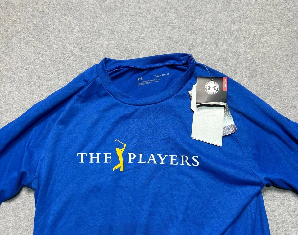 Under Armour The Players Championship Shirt Youth Medium Blue Performance Tee - Image 2 of 4