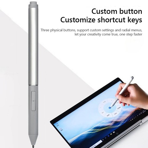 Stylus Pen 4096 Pressure Sensing Type C Interface Silver Active Pen For E NEW - Afbeelding 7 van 12