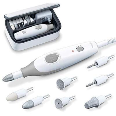 Beurer MP32 Electric Nail Drill   7 Attachments, 3 Speeds, 10 ft Cord, and  