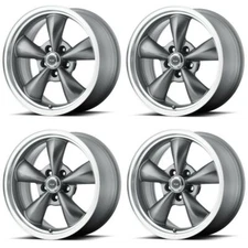 Set 4 American Racing AR105 Torq Thrust M 17x8 5x4.5 Anthracite Wheels 17" 30mm