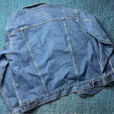 Levi Strauss Signature 1873 Denim Trucker Jacket Size XL