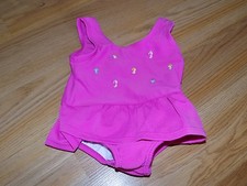 Infant Size 3-6 Months OshKosh B'gosh Osh Kosh Pink One-Piece Swimsuit Sea Horse