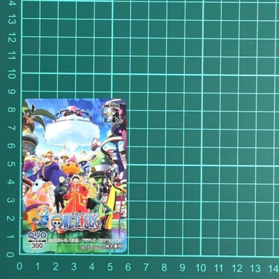 One Piece 25th Quo Card Super Rare Phone Card Tradeing Jump Japan