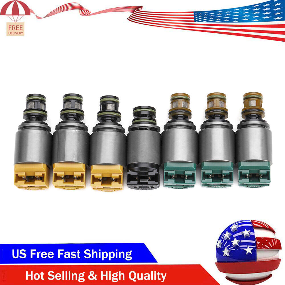 7pcs ZF 6HP21 6HP28 6HP26 Transmission Solenoid Kit for 2003-2010 Bentley Azure