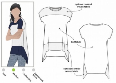 Style Arc Schnittmuster Maris Top Damen Größen 4-16