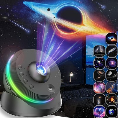 LED Sternenhimmel Projektor HD Planetarium Nachtlicht Meteor Galaxy Skylight