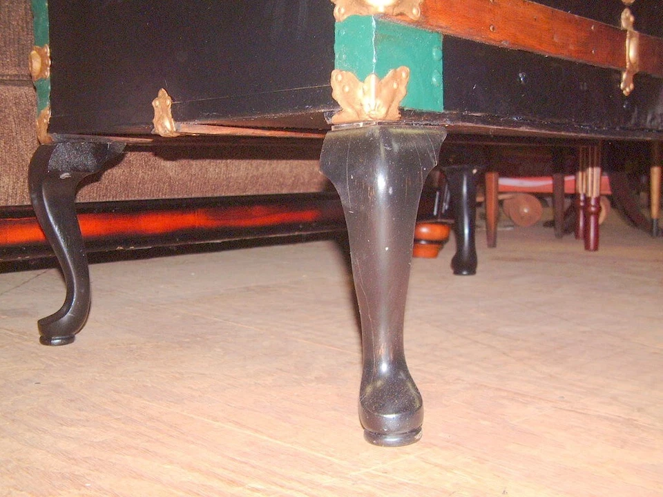 Baúl vintage, mesa de centro, cofre de almacenamiento estilo chic 36 X 24 X 22 Foto 4 de 4