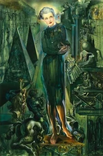 SALVADOR DALI Art Poster or Canvas Print "PORTRAIT OF MRS HARRISON WILLIAMS"