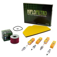 Wartung Set FüR Kawasaki Zzr 1100 Zzr 1200 93-05 Luftfilter ÖLfilter ZüNdkerzen