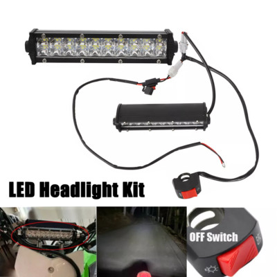 Plug&Play LED Headlight Bar Lighting Kit For Honda CRF110, TTR110 Pit Dirt Bikes