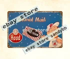 1960s Ice Cream Truck metal tin sign garage wall  childhood memory