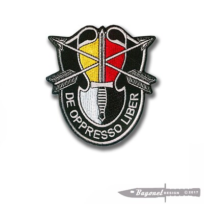 3rd SFG (A) Embroidered Patch with Hook and Loop Backing - 3