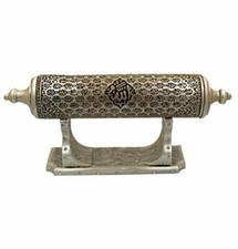 Islamic Turkish Table Decor Showpiece Sculpture Scroll Stand 99 Names of Allah