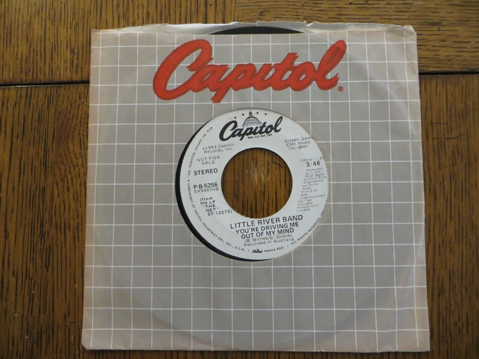Little River Band – You're Driving Me Out Of My Mind - 1983 - P-B-5256 7" Single - Image 2 of 4