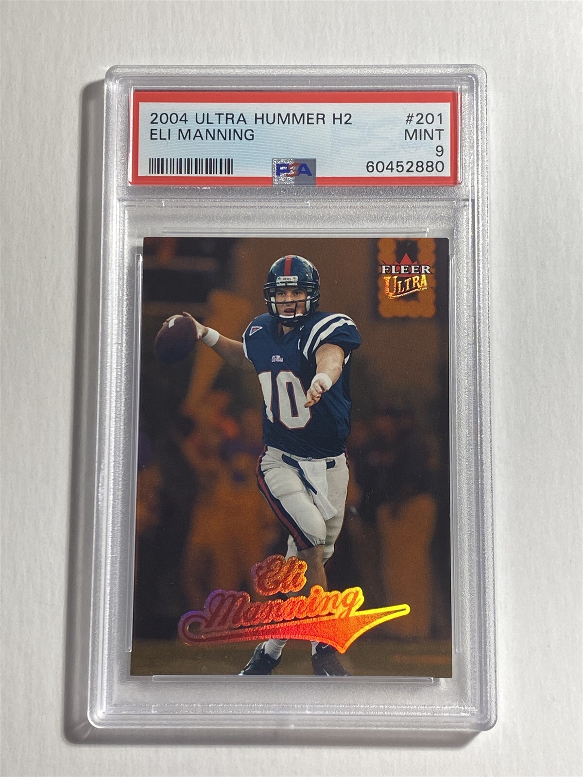 Eli Manning Ultra Hummer H2 #201 Base