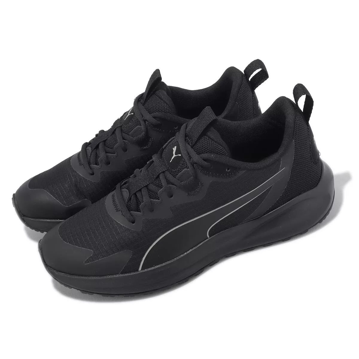 Puma Twitch Runner Trail Black Cool Mid Gray Men Running Jogging