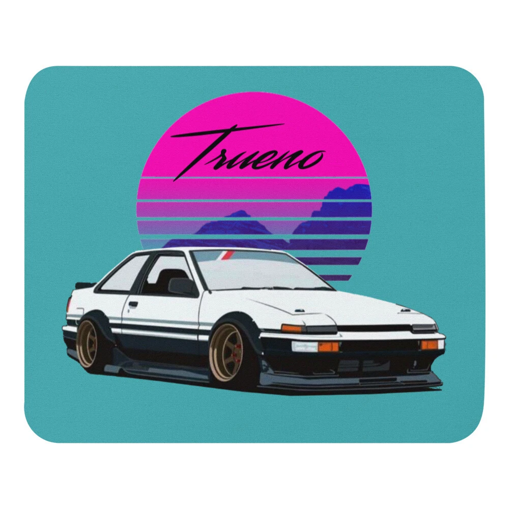 Tuner de course tuner voiture Trueno AE86 JDM Vaporwave Sun Drift Racing