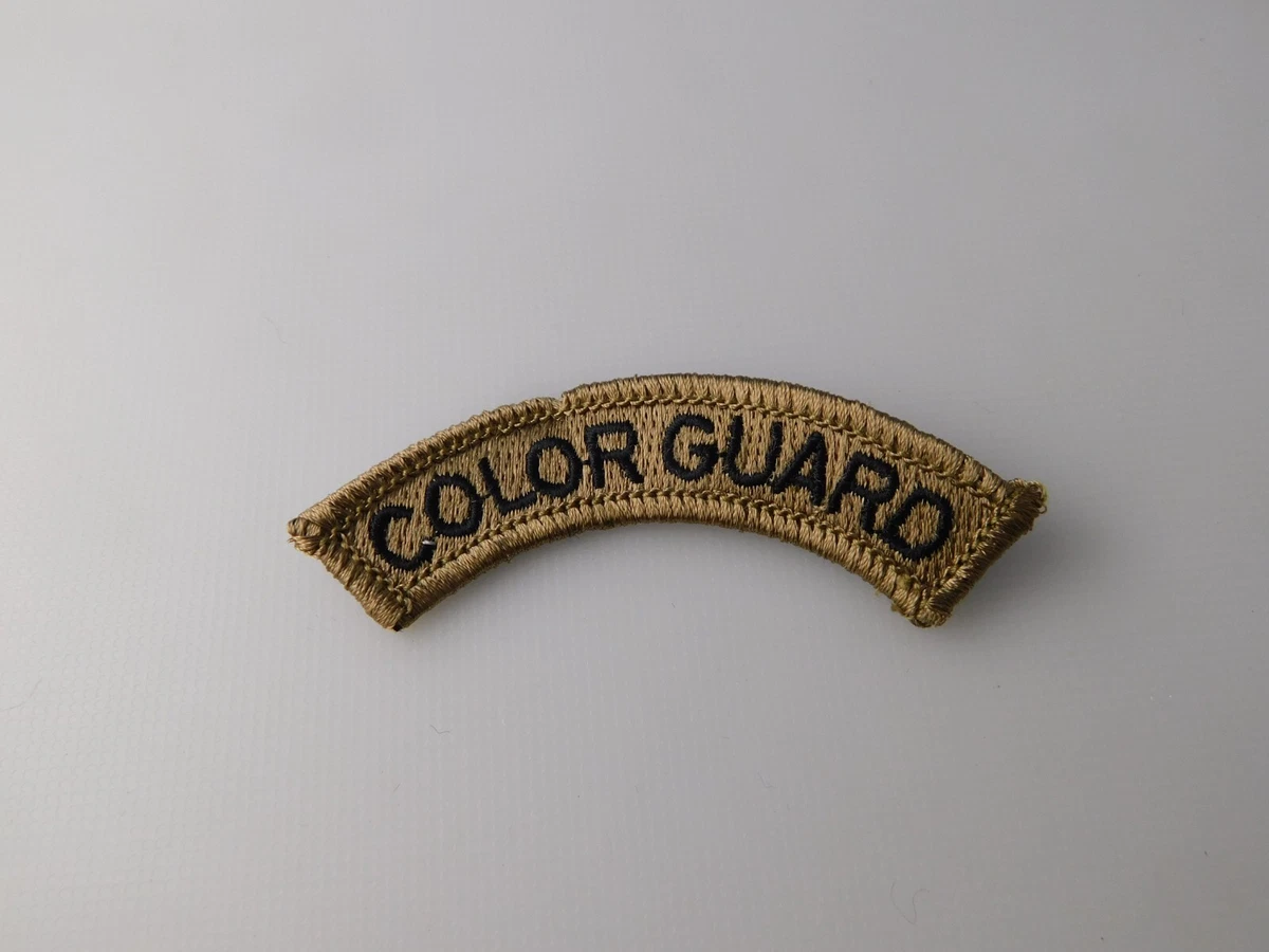 ROTC JROTC COLOR GUARD PATCH ROCKER SET LOT PAIR 2 MILITARY ARMY COLLECTOR