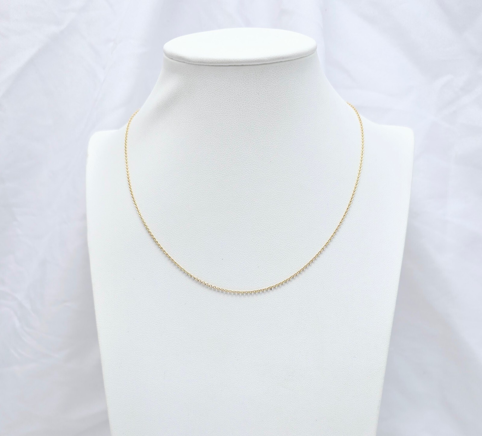 Unique Thin 10K Solid Yellow Gold Designer Cable … - image 3