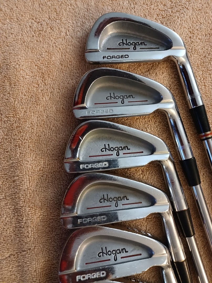 TZ GOLF - VINTAGE 1989 BEN HOGAN EDGE FORGED 1-E, 10 Club SET