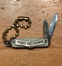 VINTAGE SOUVENIR MINI POCKET KNIFE FORT MC HENRY MADE IN THE USA!!!