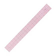 Clear Sewing Graph Ruler Fashion Design Ruler Sandwich Line 2 x 18 Transparen...