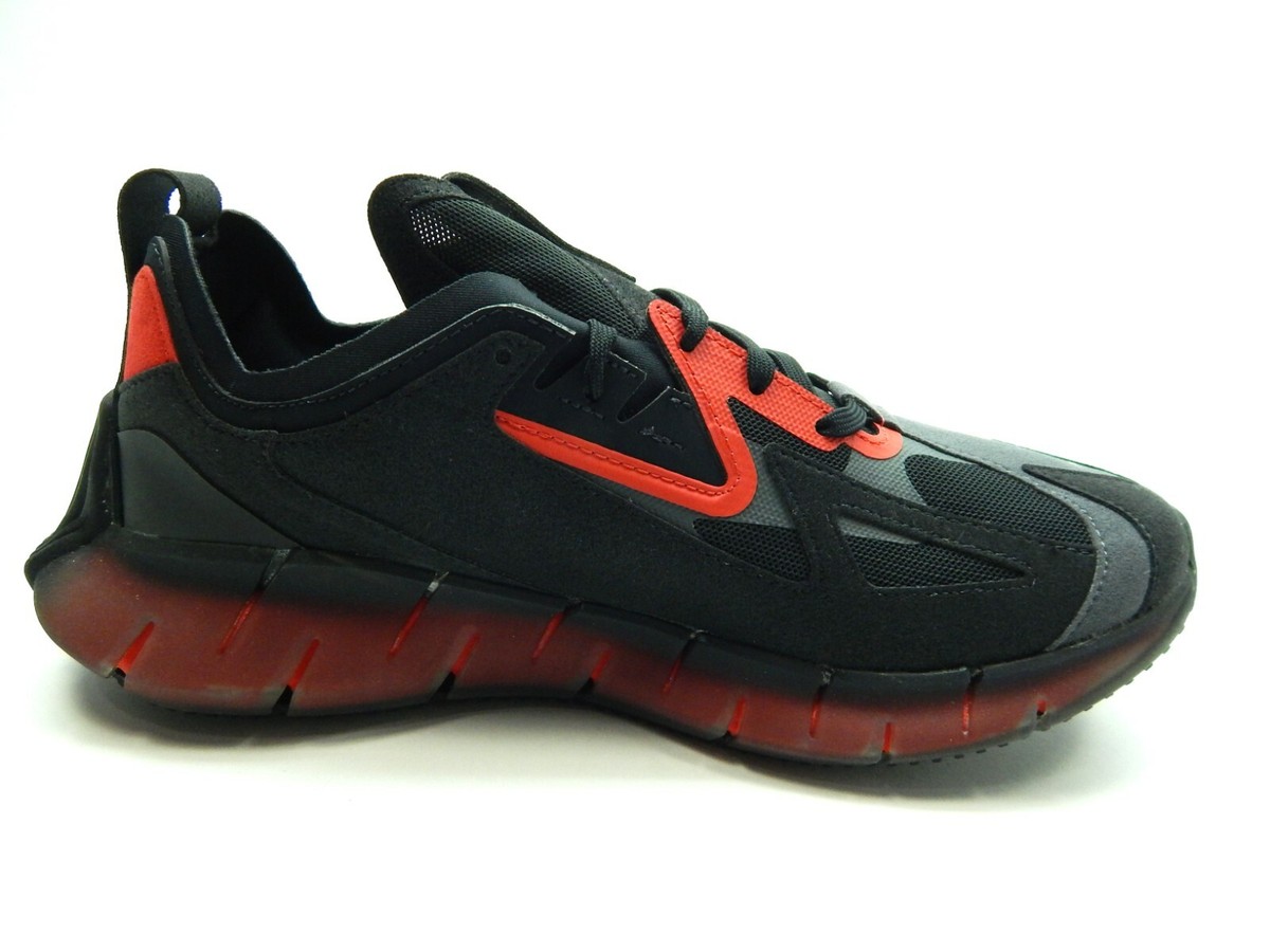 REEBOK ZIG KINETICA FW5734 CONCEPT BLACK RED MEN SHOES 9 | eBay