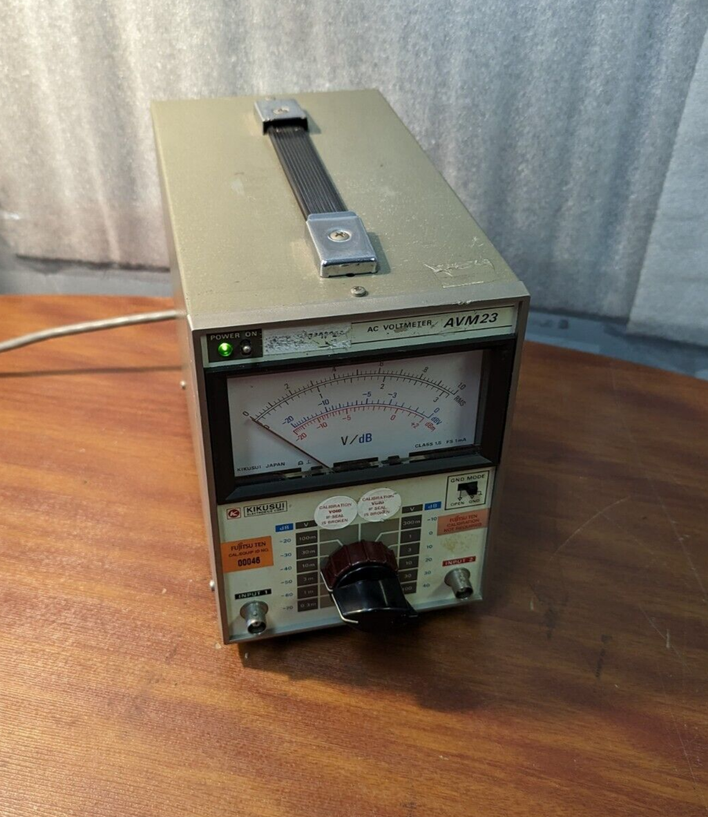 KIKUSUI/菊水 交流電圧計 AVM23 □m860010g KIKUSUI/菊水 交流電圧計 AVM23 □m860010g