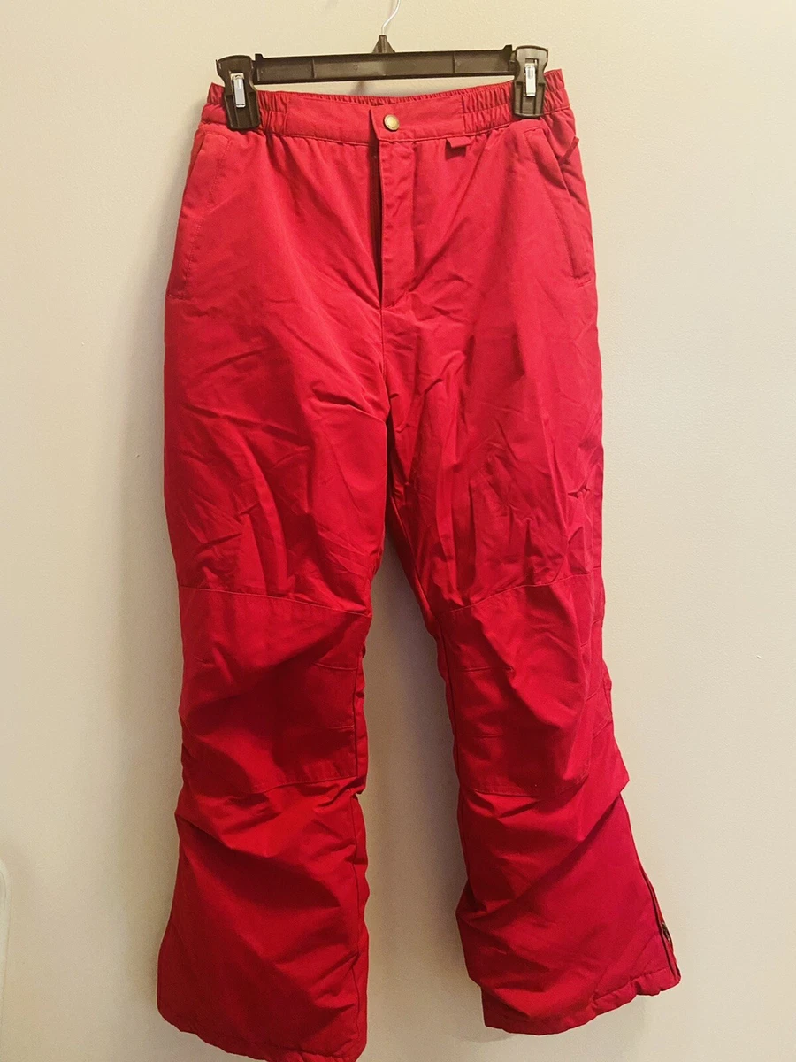 Lands End Pink High Quality Snow Pants size 14 Girls Ski Grow With Me Great  Cond