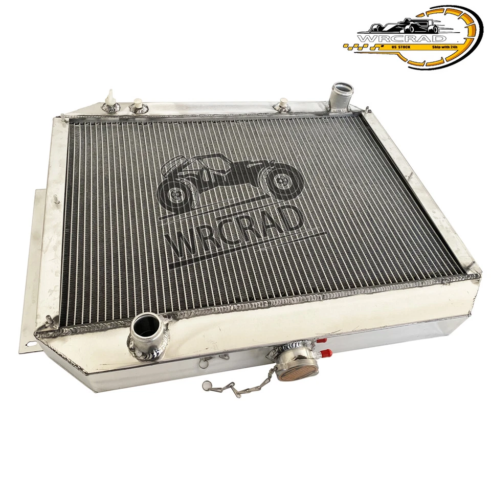 Radiador de aluminio para Dodge Monaco Polara 1966-1970 1967 1968 1969 7,2 L V8 332 Foto 4 de 4