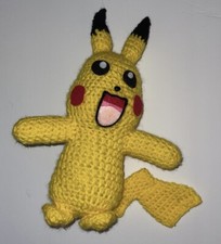 Pikachu stuffed animal- Crocheted