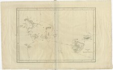 Carte ancienne des îles amies par Harrison (1785)