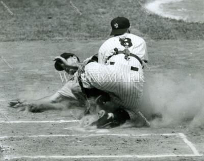 CV971 Yogi Berra- Enos Slaughter Philadelphia A's NY 8x10 11x1416x20 24x36 Photo