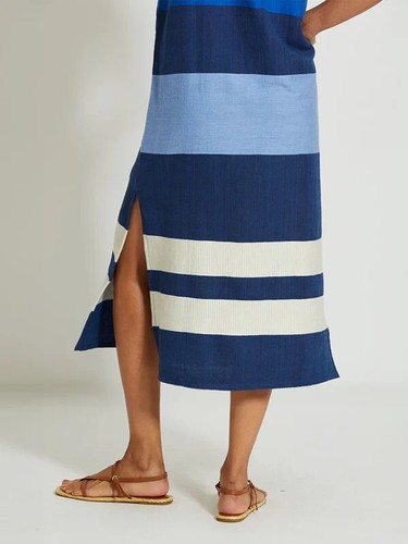 Vestido midi grande de algodón a rayas Lemlem by Liya Kebede Lilian $395 - Imagen 3 de 3