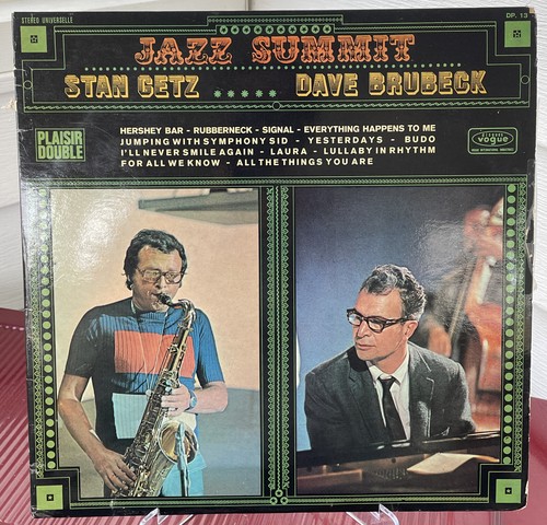 Stan Getz / Dave Brubeck - Jazz Summit FRANKREICH 2LPs Gat Vinyl neuwertig -