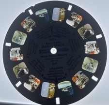 Man in Space View Master Reels Project Mercury 1962 NASA 2 Reels