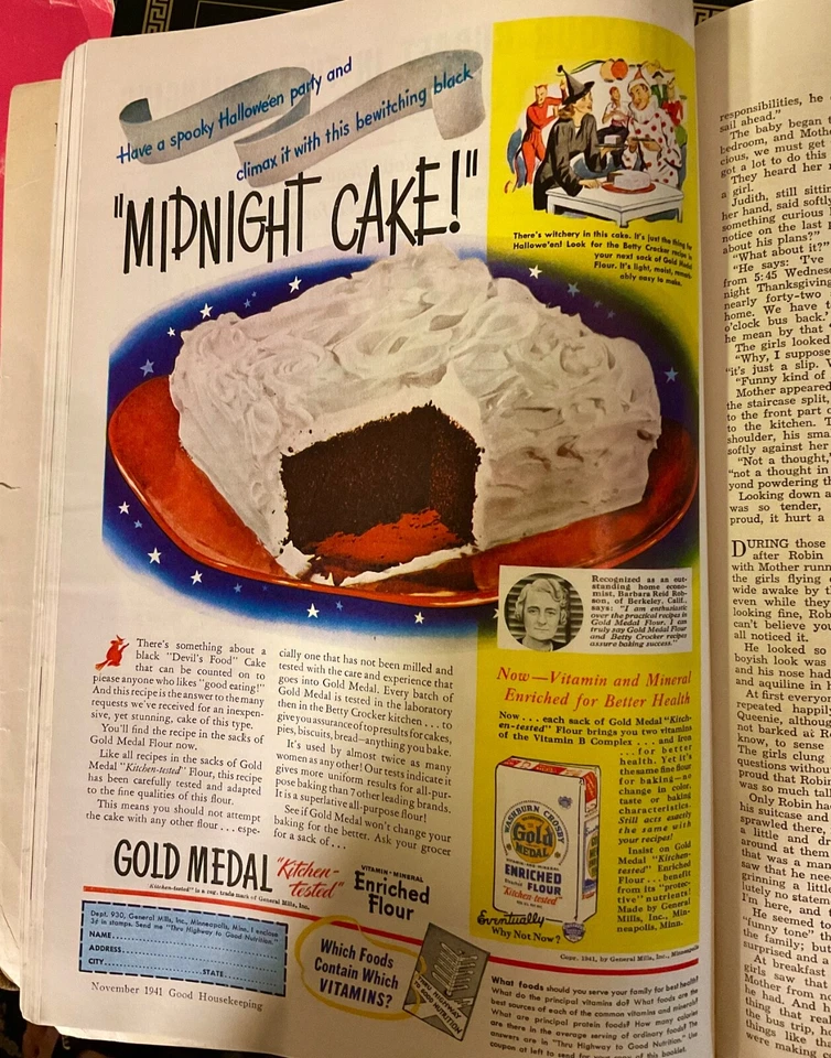 1941 Good Housekeeping November - 50 Gifts To Make For Christmas - Vintage Ads ! - Image 4 of 4
