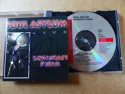 SOUL ASYLUM Dave Pirner signed Autogramm signiert ''INSOMNIAC´S DREAM'' CD-Cover